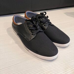 Men's Black and Brown Casual Sneakers